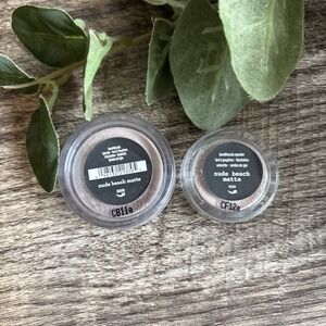 LOT OF 2 BareMinerals Eyeshadow Nude Beach Matte